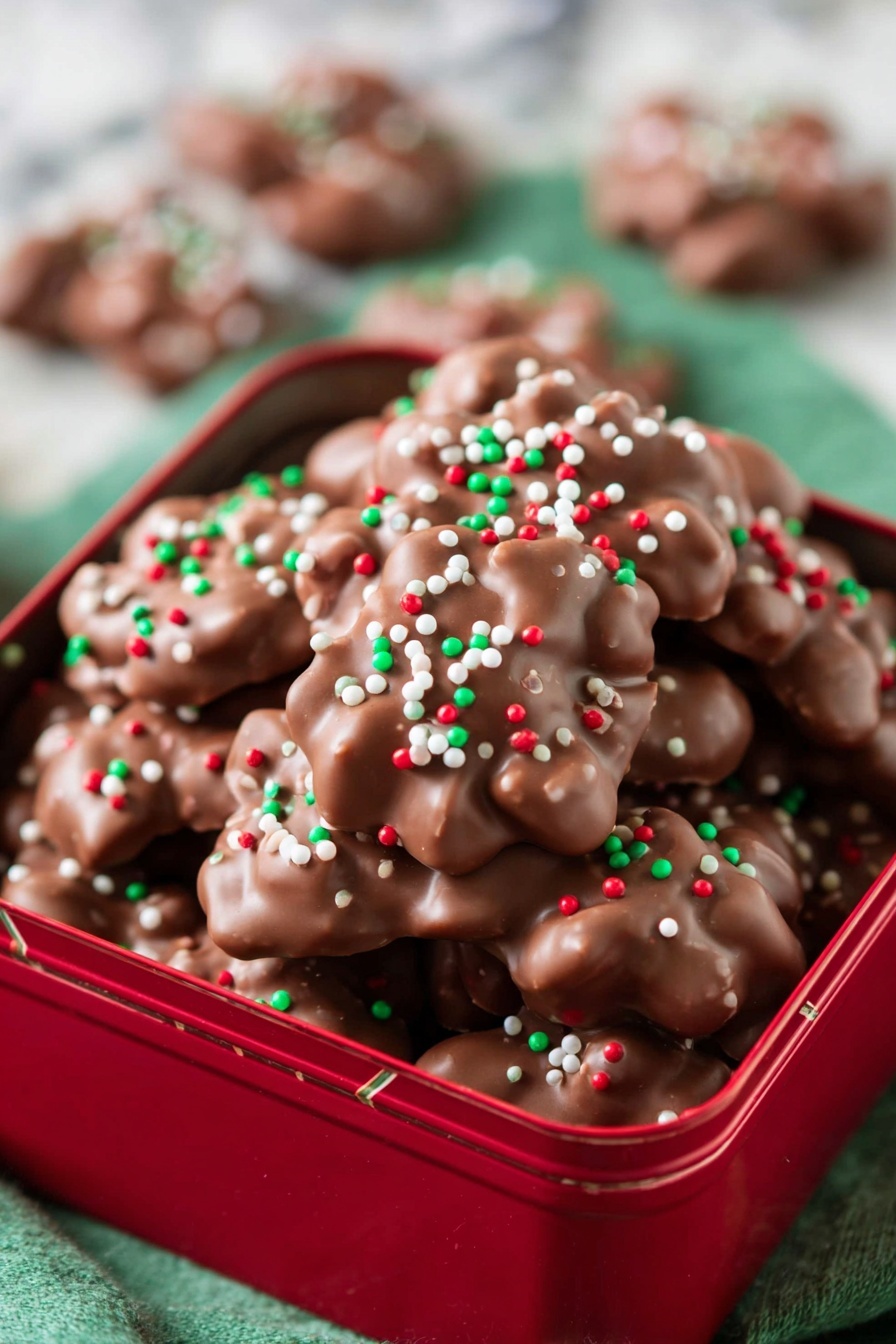 Easy Christmas Crockpot Candy Recipe - Serving