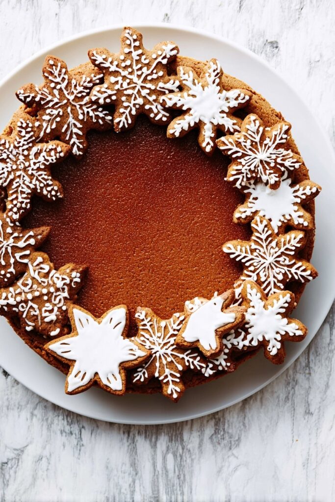 Chocolate Caramel Gingerbread Pie Recipe