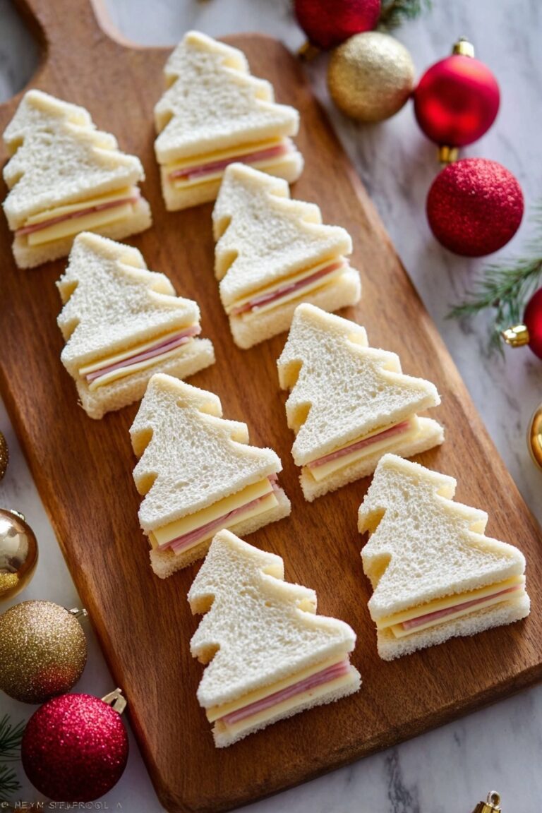 Christmas Tree Sandwiches Recipe