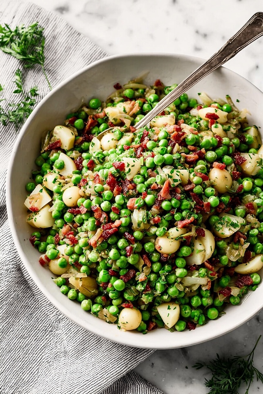 Pear and Pancetta Peas Detox Recipe - Serving
