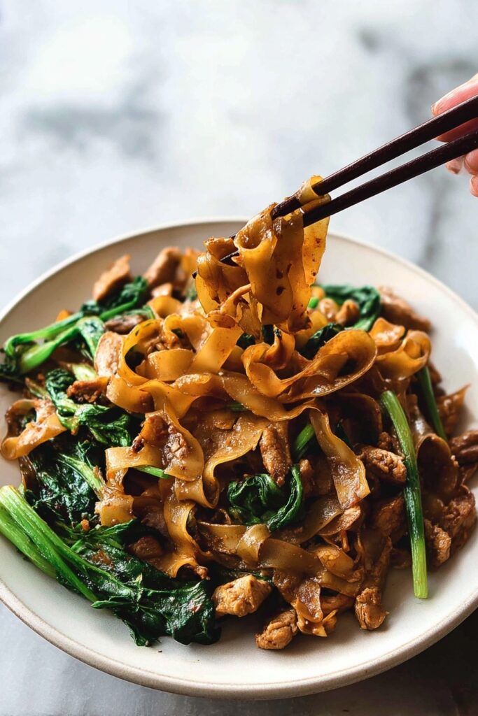 Pad See Ew Thai Stir Fry Noodles Recipe
