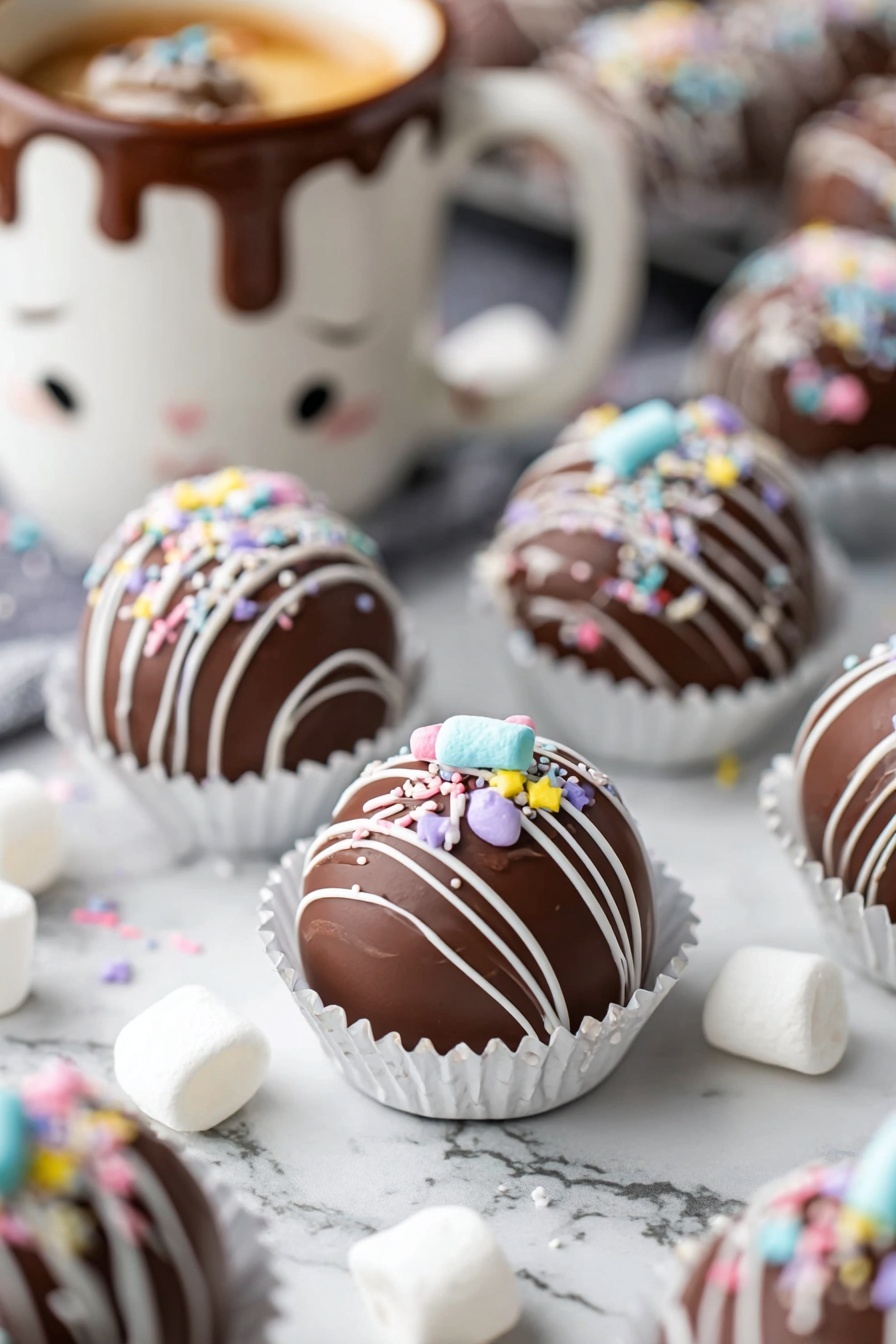 Hot Chocolate Bombs Recipe - Serving