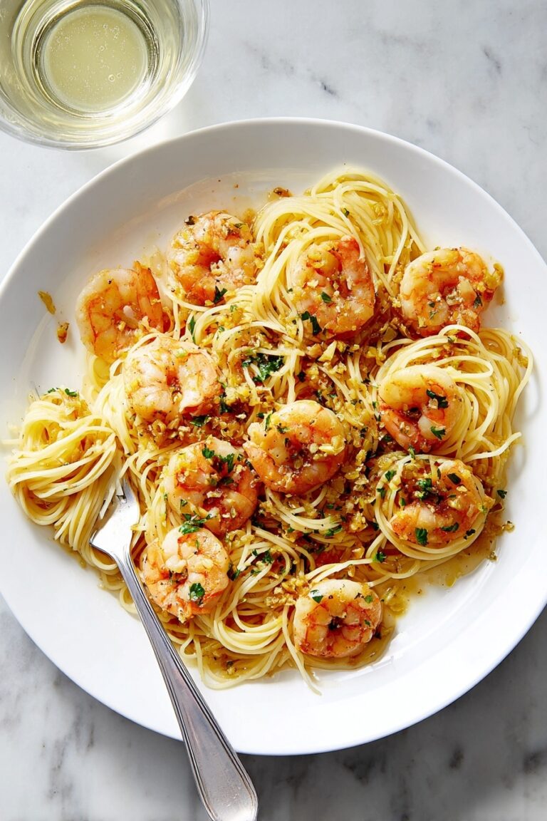 Shrimp Scampi with Garlic and Lemon Recipe