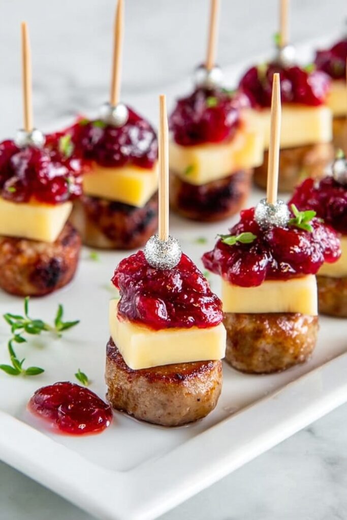 Smoked Sausage Cranberry Bites Recipe