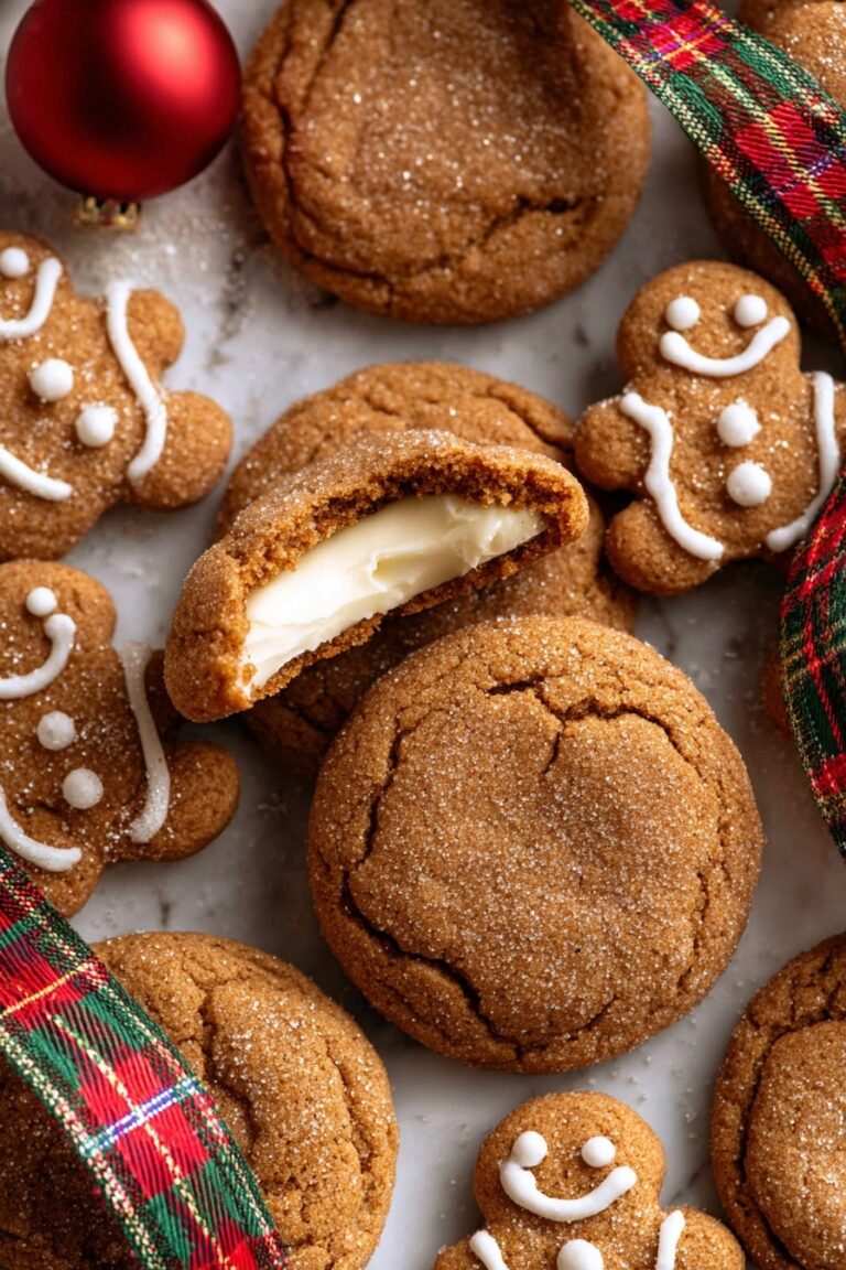 Gingerbread Cheesecake Cookies Recipe
