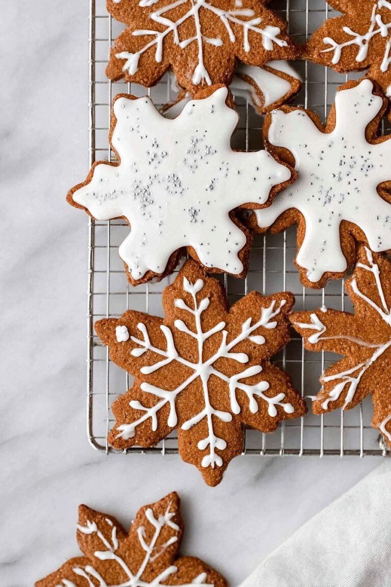 Vegan Gingerbread Cookies with Icing Recipe