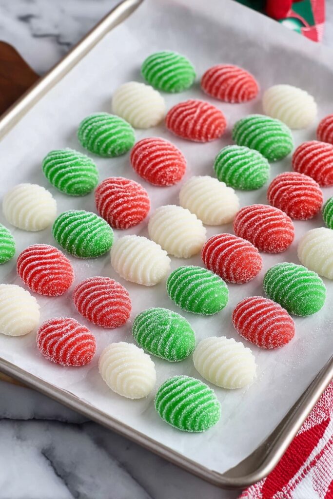 No-Bake Christmas Peppermint Mints Recipe
