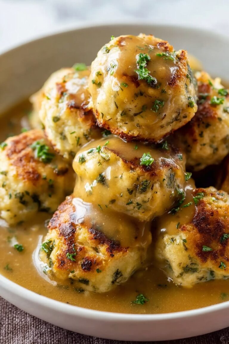 Stuffing Balls Recipe with Sage and Vegetables Recipe