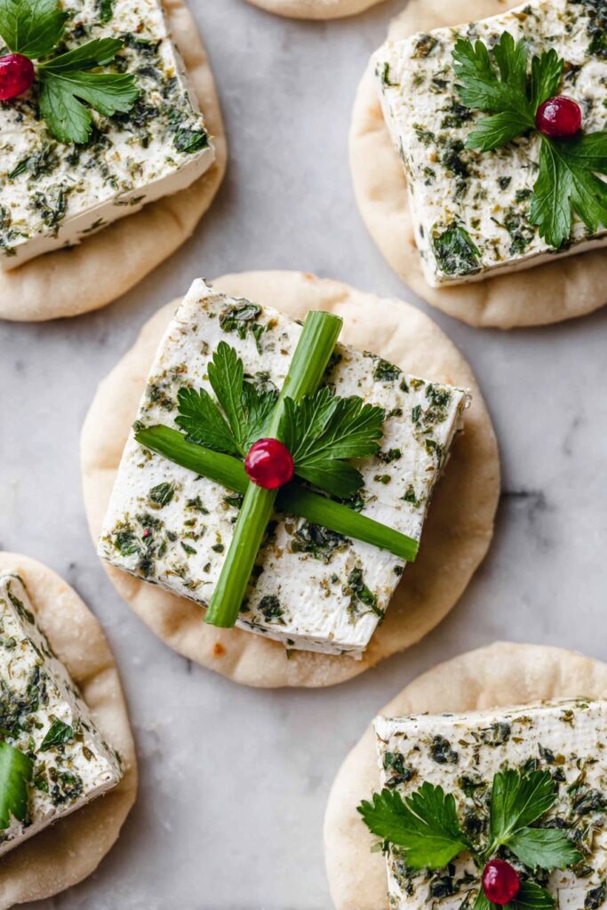 Herbed Goat Cheese Christmas Appetizer Recipe