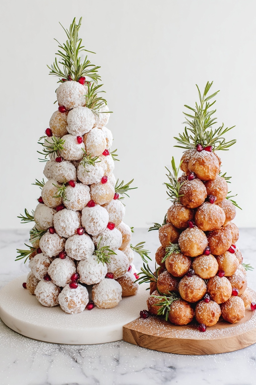 Christmas Donut Tree Recipe - Serving
