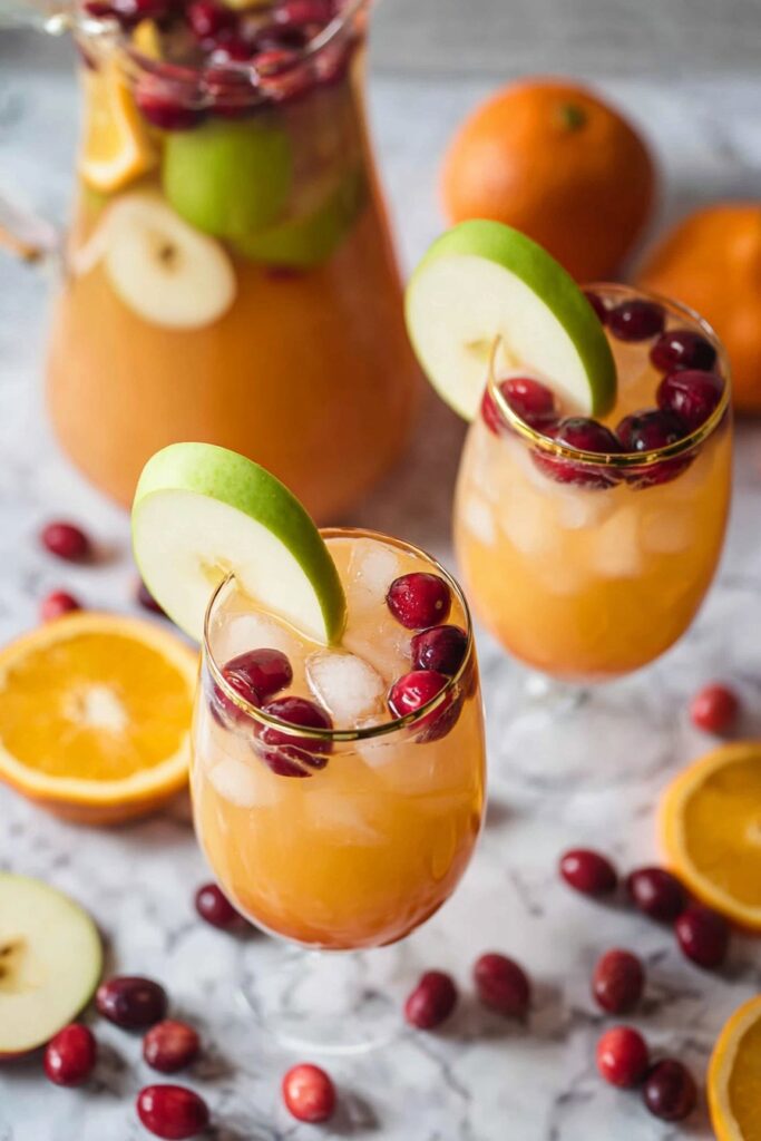 Virgin Cranberry Sangria Recipe