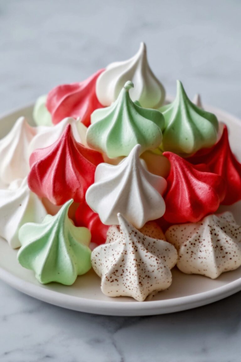 Christmas Meringue Kisses Recipe