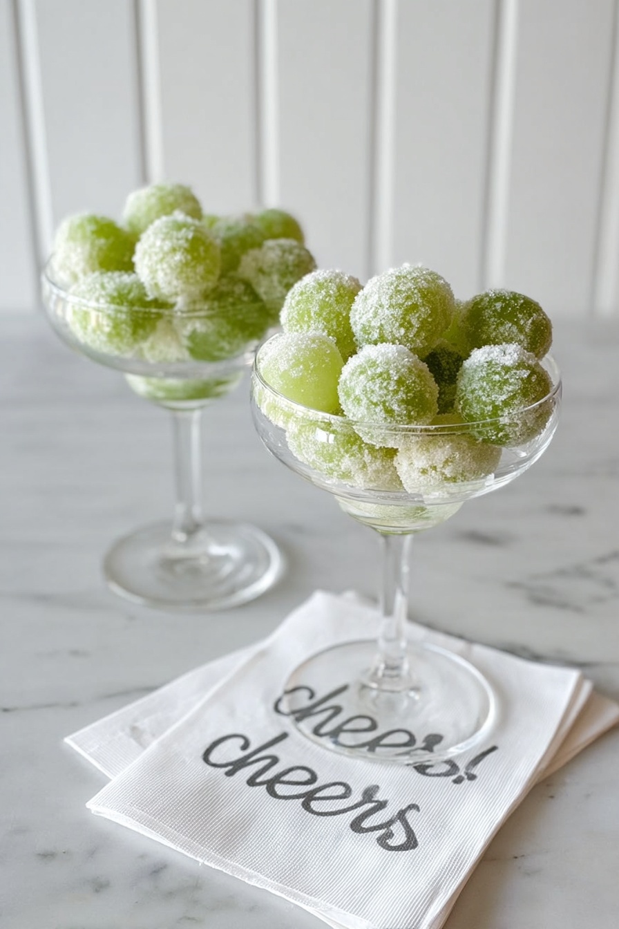 Prosecco Grapes Recipe - Serving