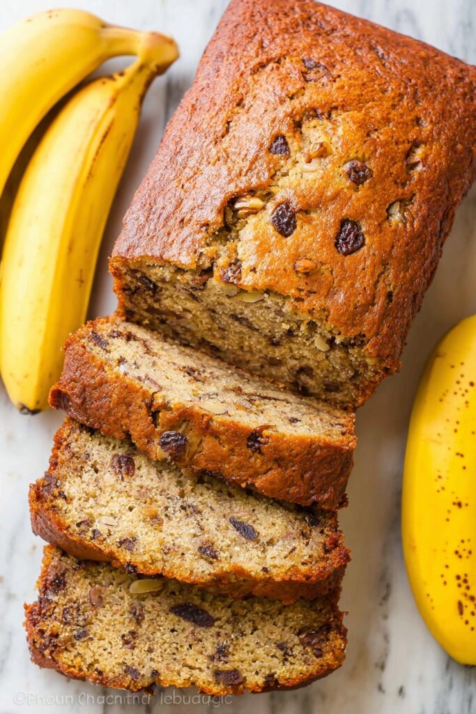 Best Moist Banana Bread with Walnuts Recipe