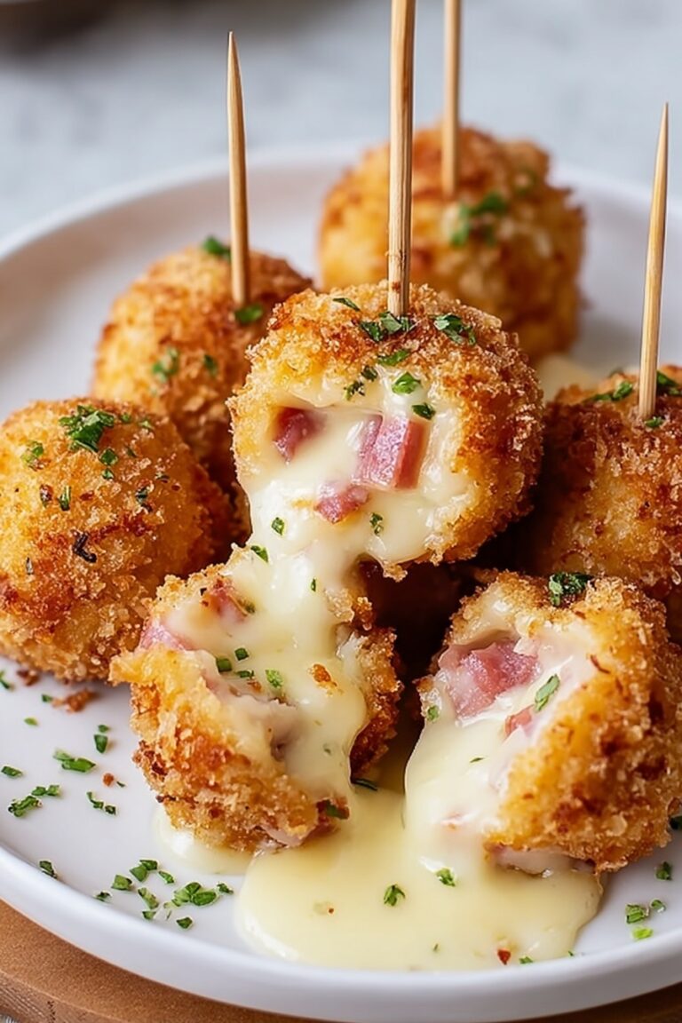 Cheese-Stuffed Chicken Cordon Bleu Bites Recipe