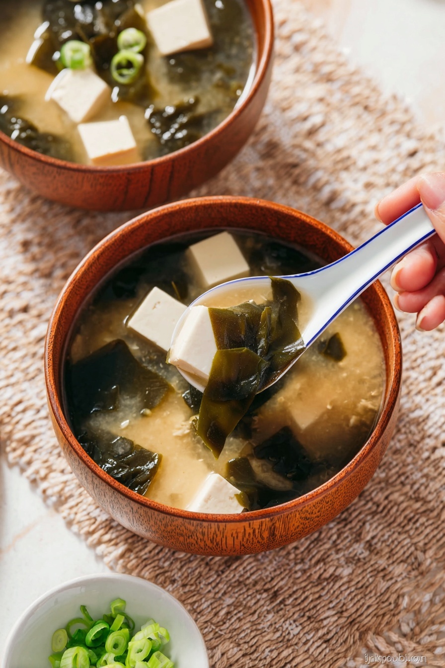 Easy Gluten-Free Miso Soup Recipe - Serving