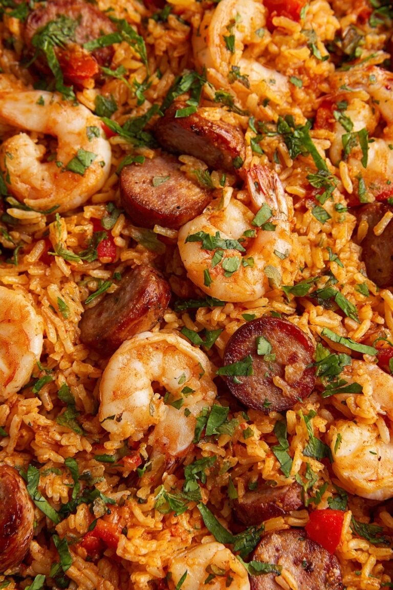 Easy Shrimp and Sausage Jambalaya Recipe