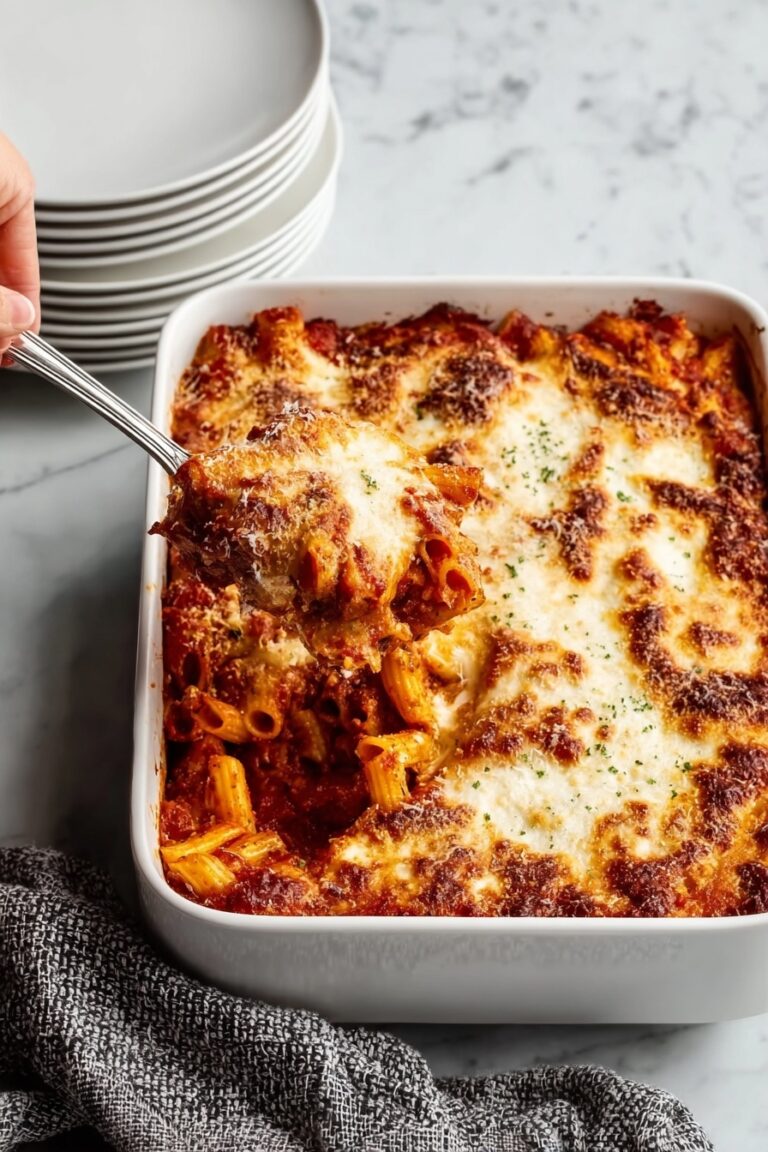 Baked Ziti with Sausage and Cream Recipe