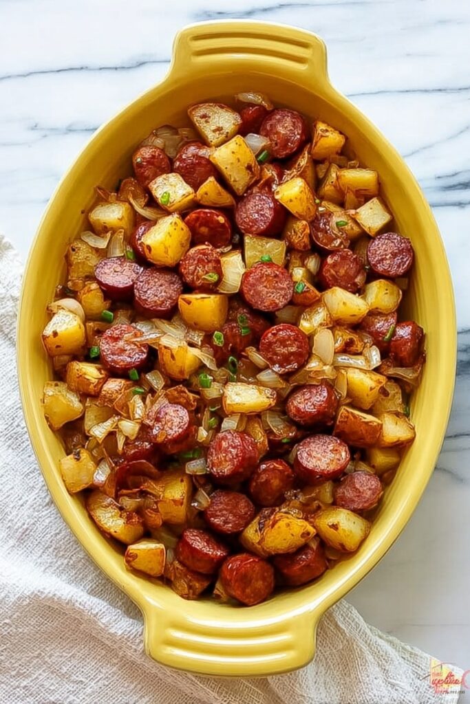 Kielbasa and Potatoes SkilletRecipe