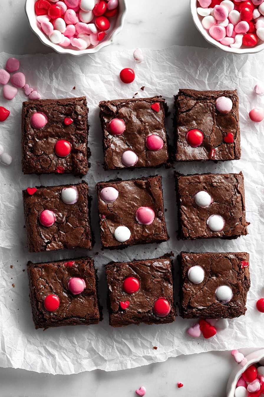 M&M’s Brownies Recipe - Serving