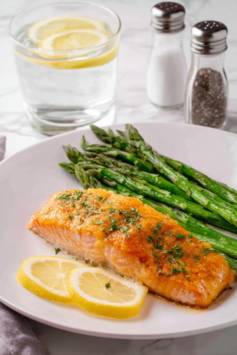 Baked Salmon with Italian Seasoning Recipe - Serving