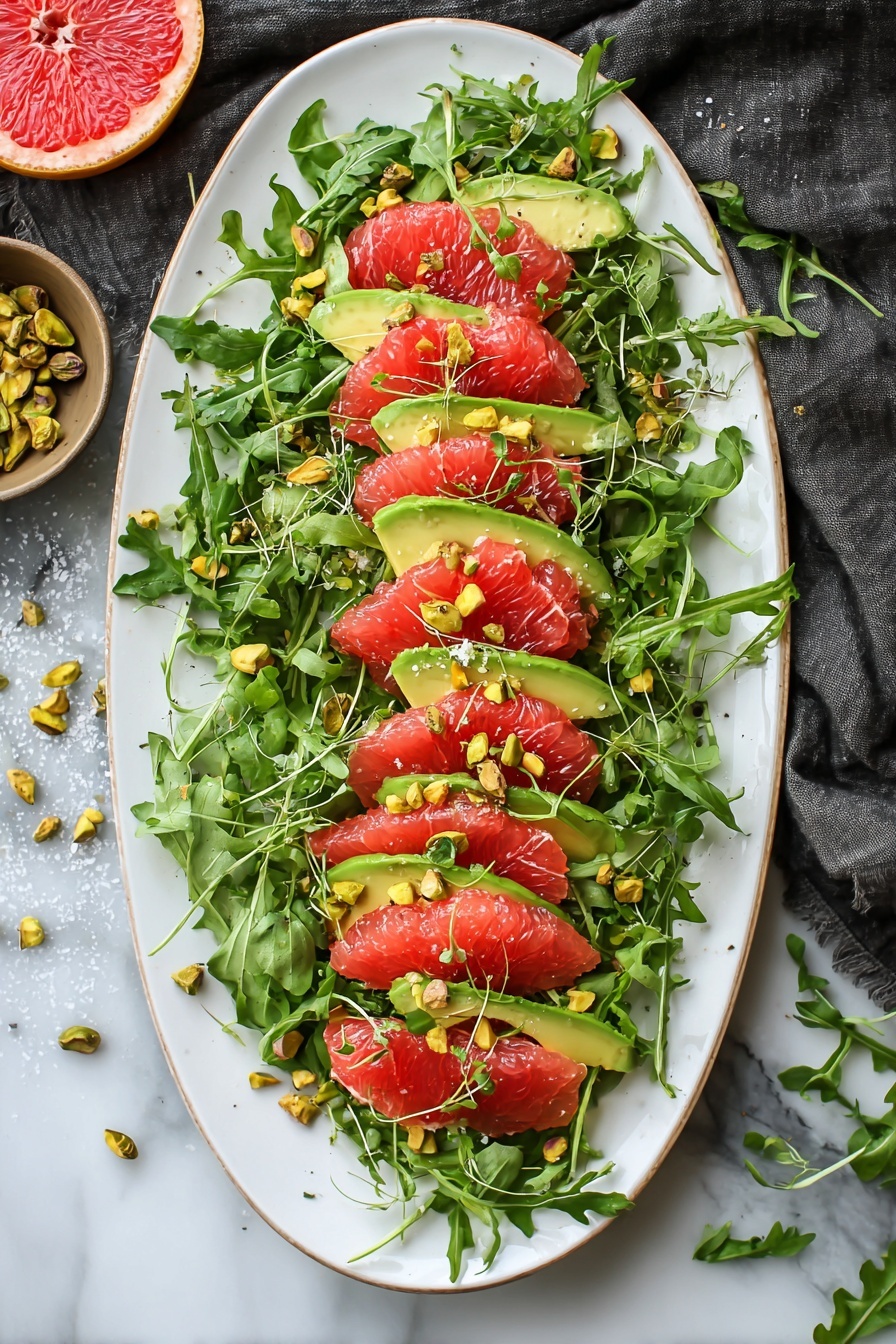 Grapefruit and Avocado Salad Recipe - Serving