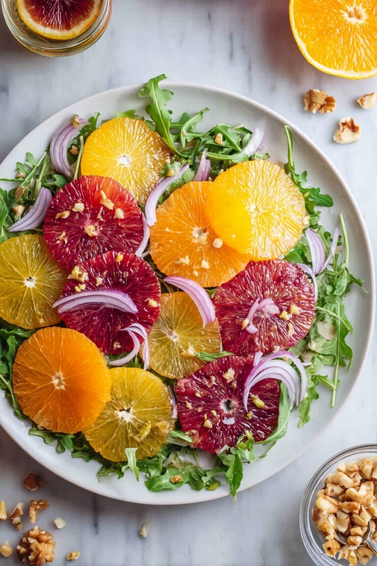 Citrus Salad with Arugula and Walnuts Recipe
