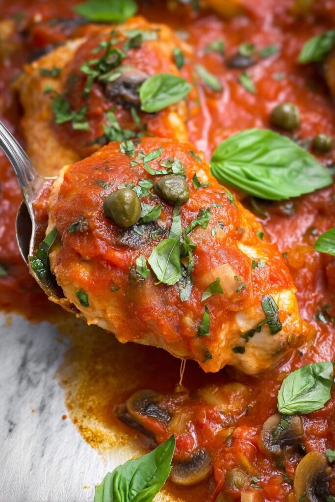 Slow Cooker Chicken Cacciatore Recipe