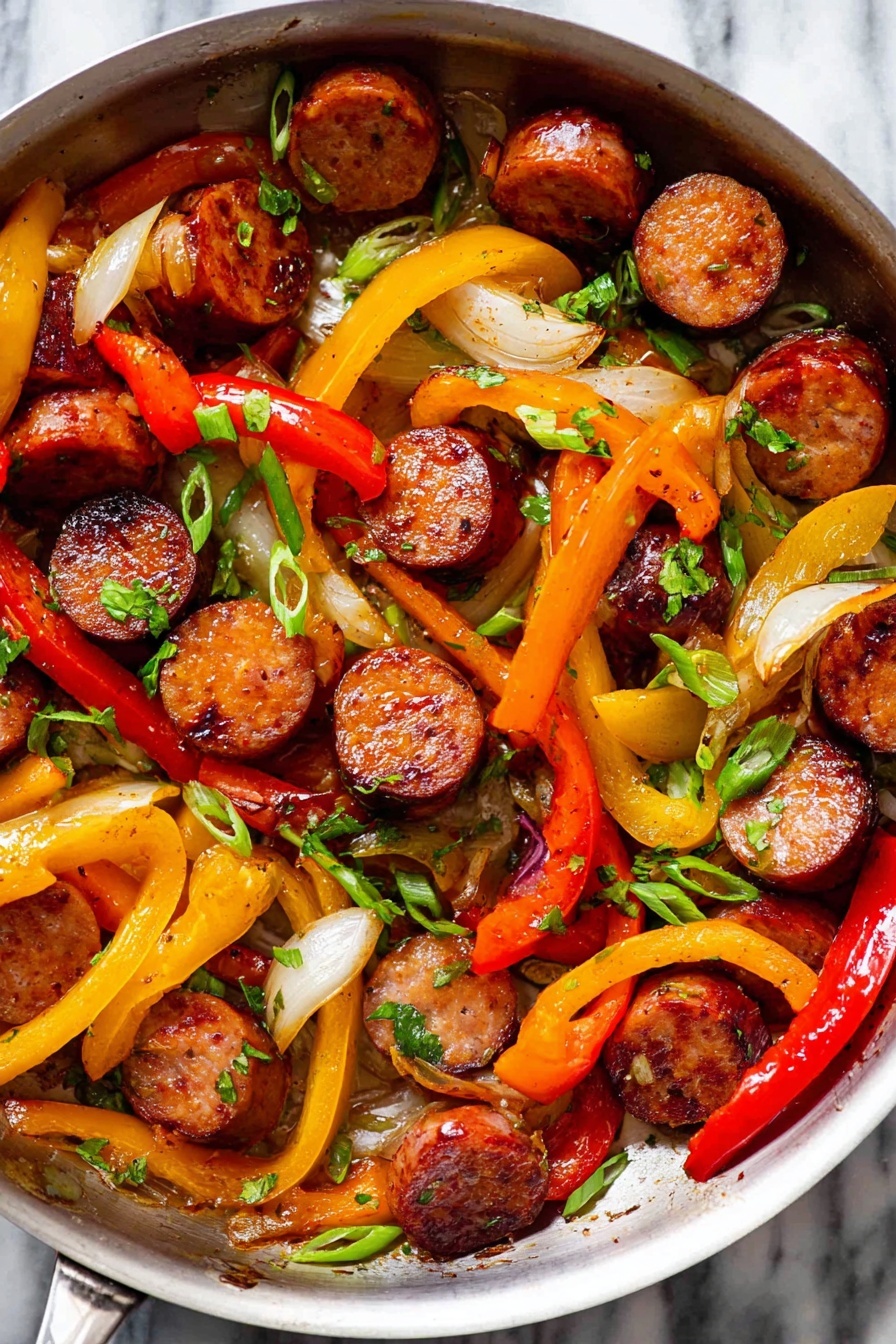Sausage and Pepper Skillet Recipe - Serving