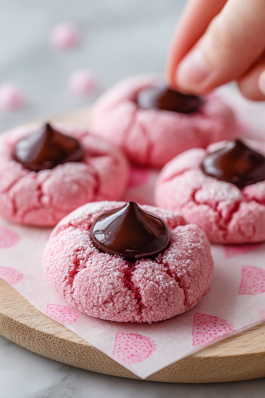 Strawberry Kiss Cookies with Cream Cheese Recipe - Recipe Step