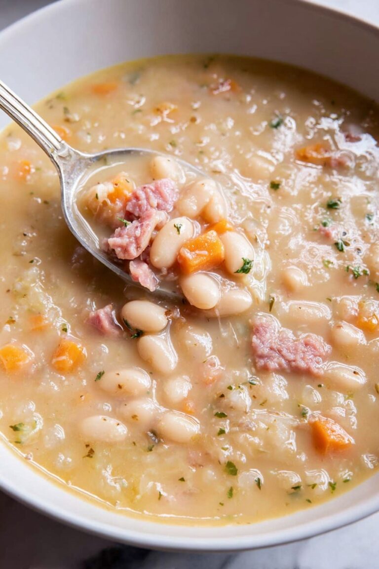 Hearty Ham and White Bean Soup Recipe