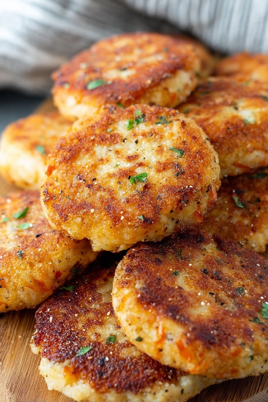 Ham and Cheese Potato Croquettes Recipe - Serving