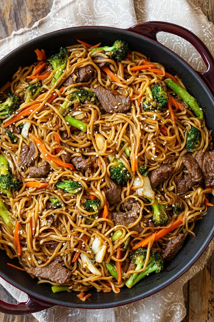 Easy Beef Lo Mein Recipe