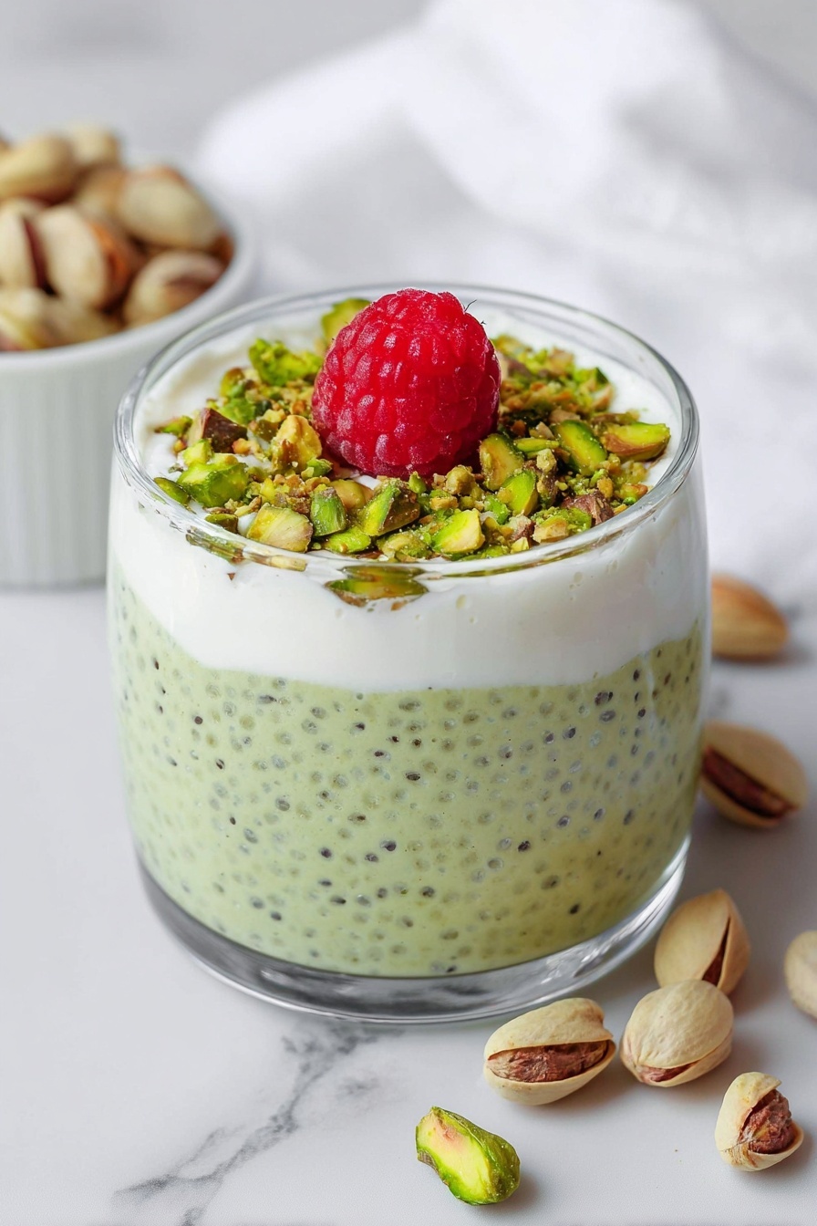 Pistachio Overnight Oats Recipe - Serving