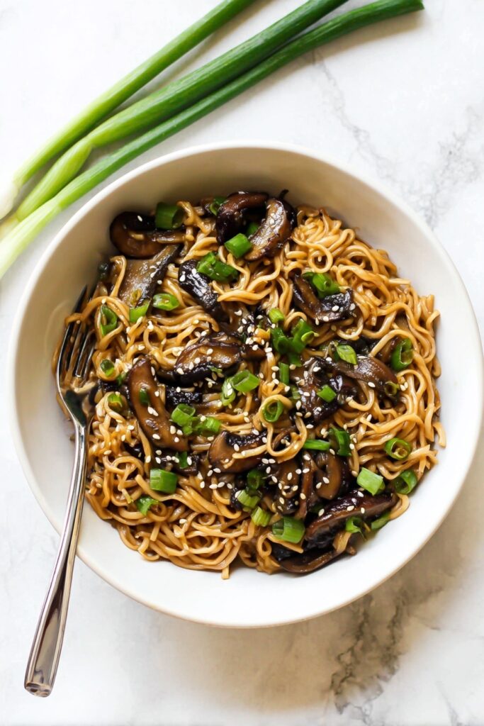 Mushroom Ramen Noodles Recipe