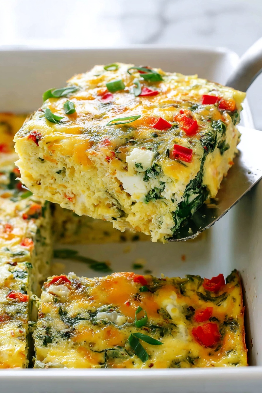 High-Protein Cottage Cheese Egg Bake Recipe