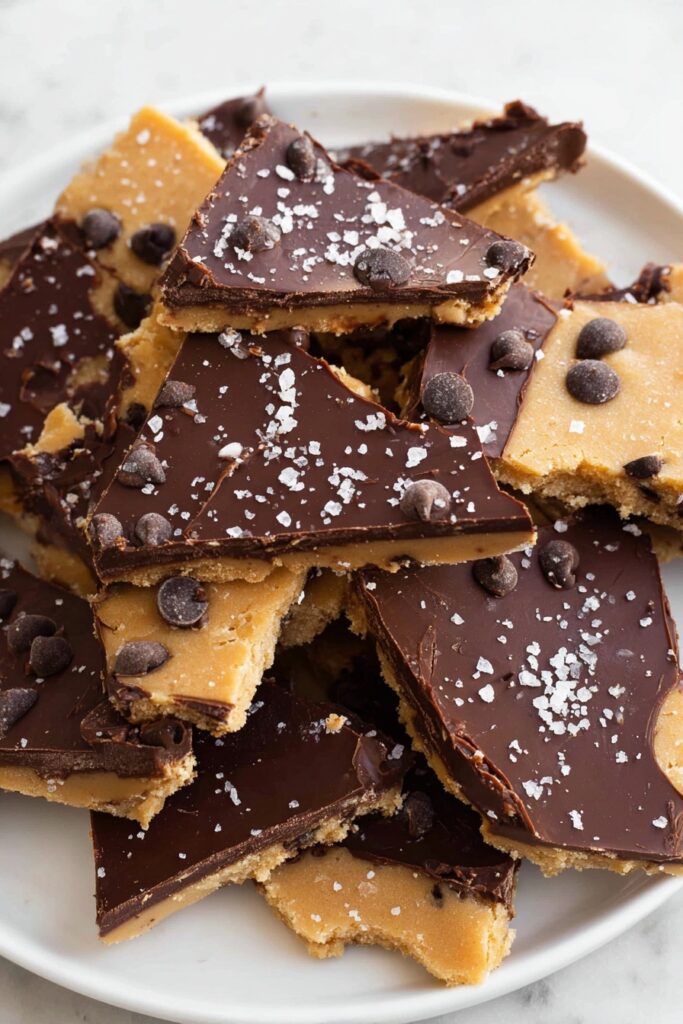 Healthy Cookie Dough Bark Recipe