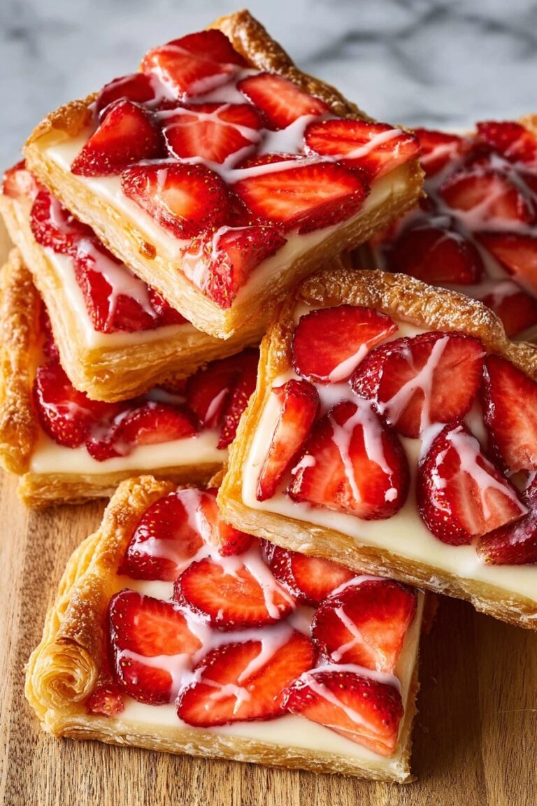 Easy Strawberry Cream Cheese Danish Recipe