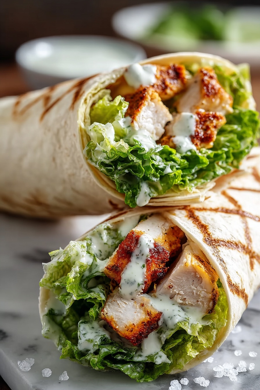Chicken Caesar Wraps Recipe