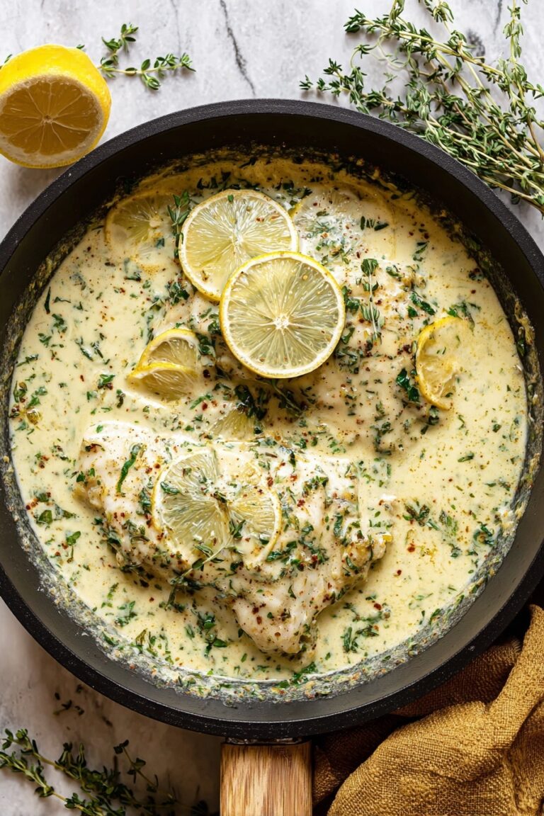 Creamy Lemon Herb Tilapia Recipe