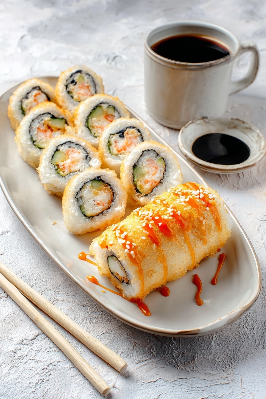 Godzilla Shrimp Tempura Roll Recipe