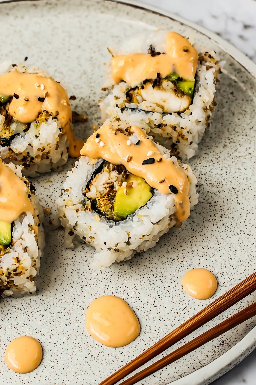 Dynamite Shrimp Sushi Rolls Recipe