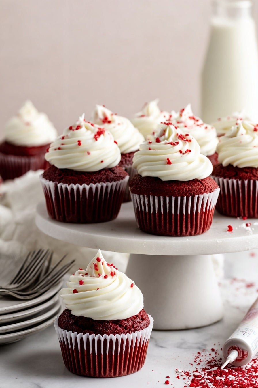 Red Velvet Cupcakes with Cream Cheese Frosting Recipe