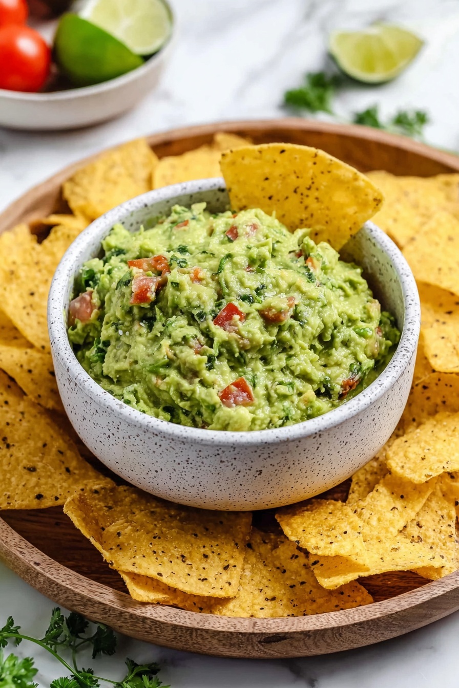 Classic Guacamole Recipe - Serving
