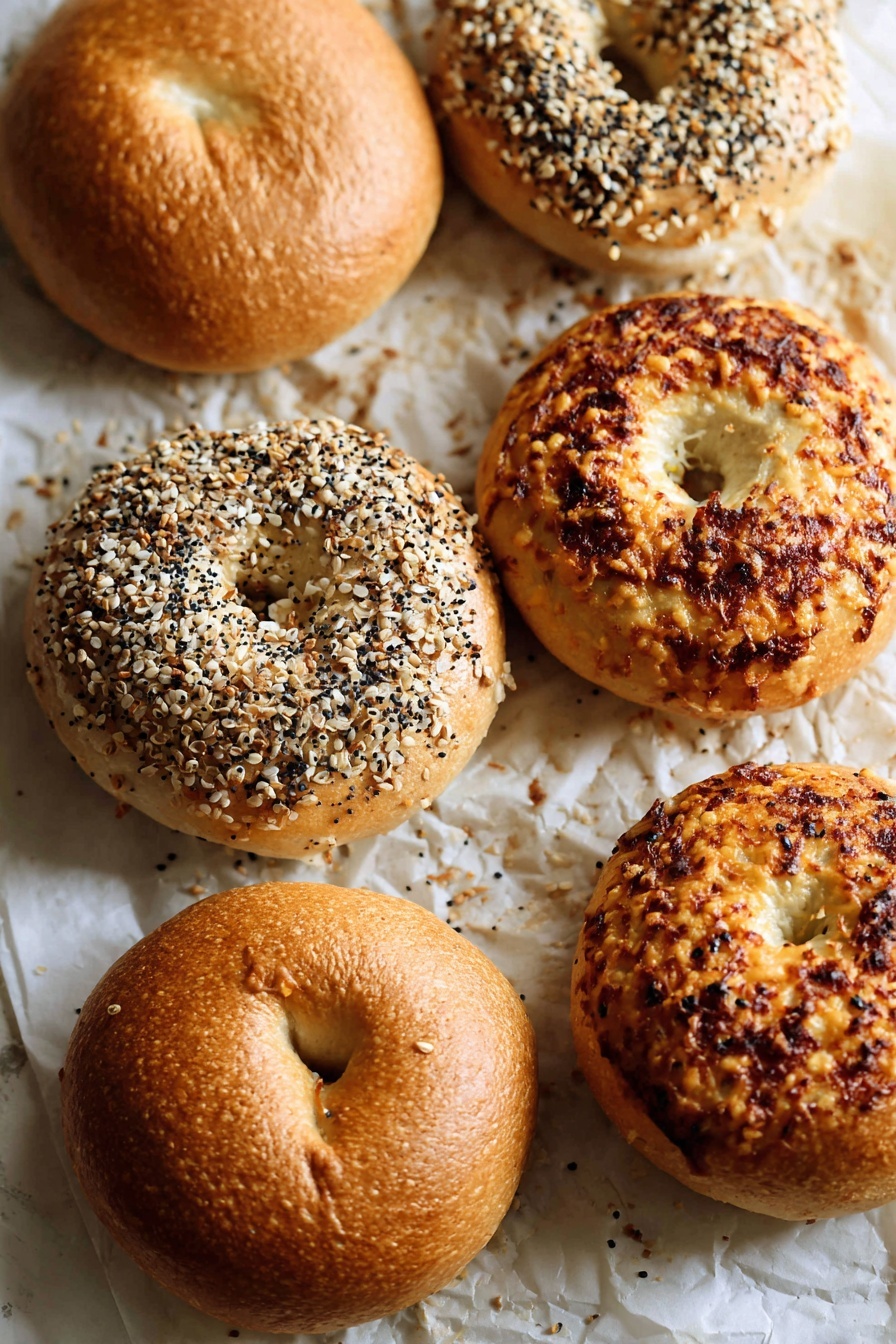 Sourdough Bagels Recipe - Serving