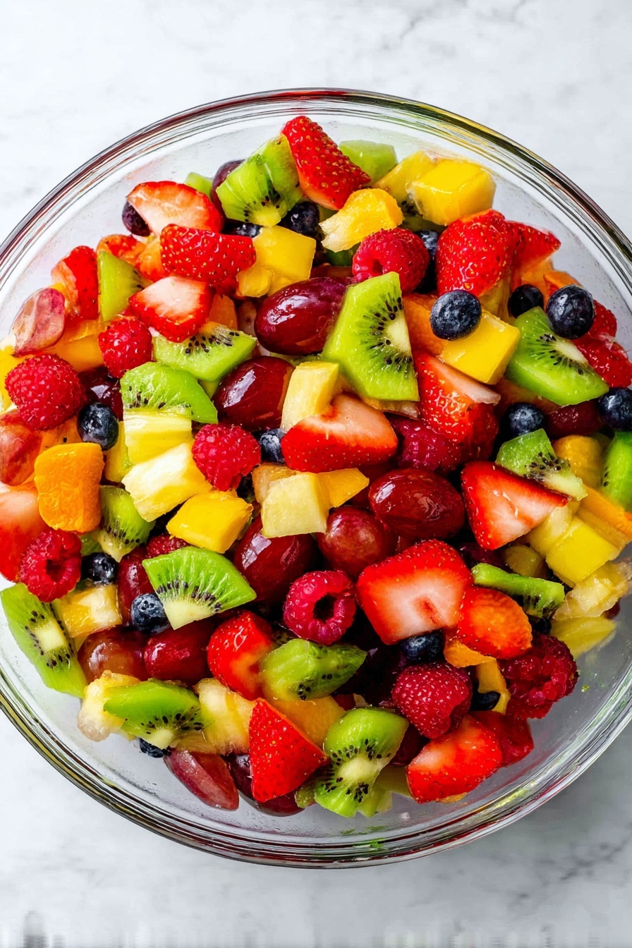 Delicious Fruit Salad with Lemon Glaze Recipe