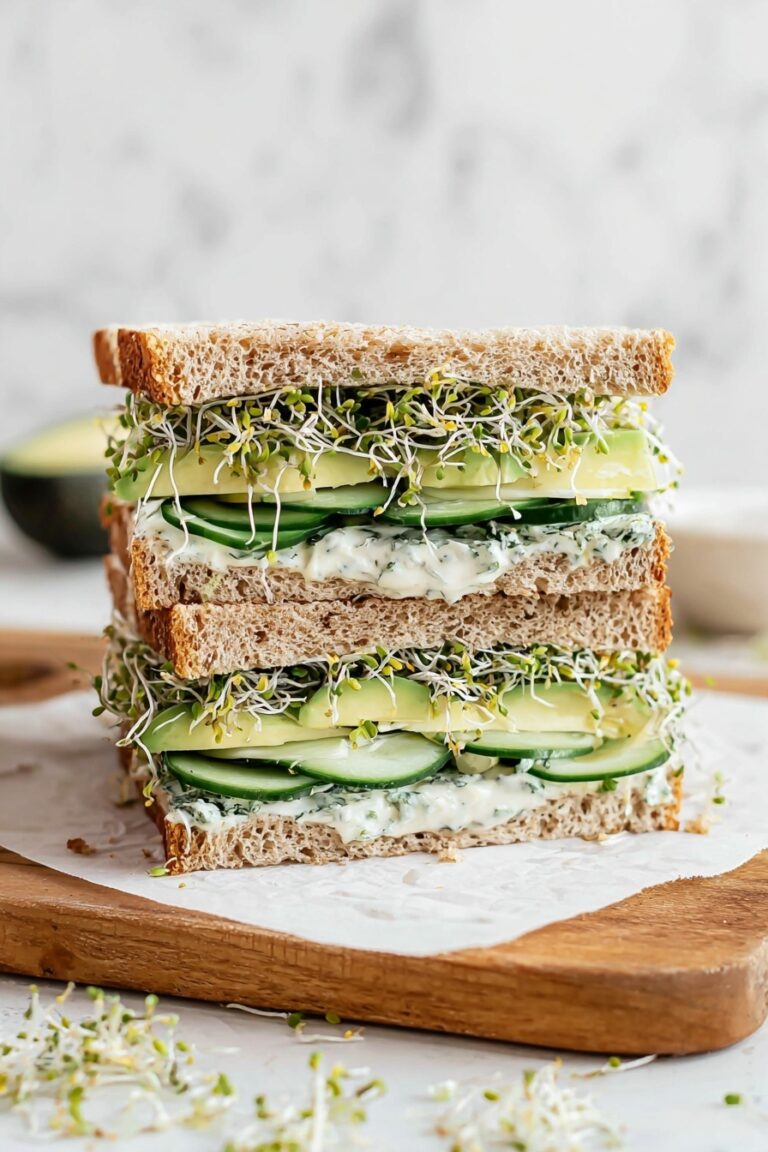 Green Goddess Veggie Sandwich Recipe