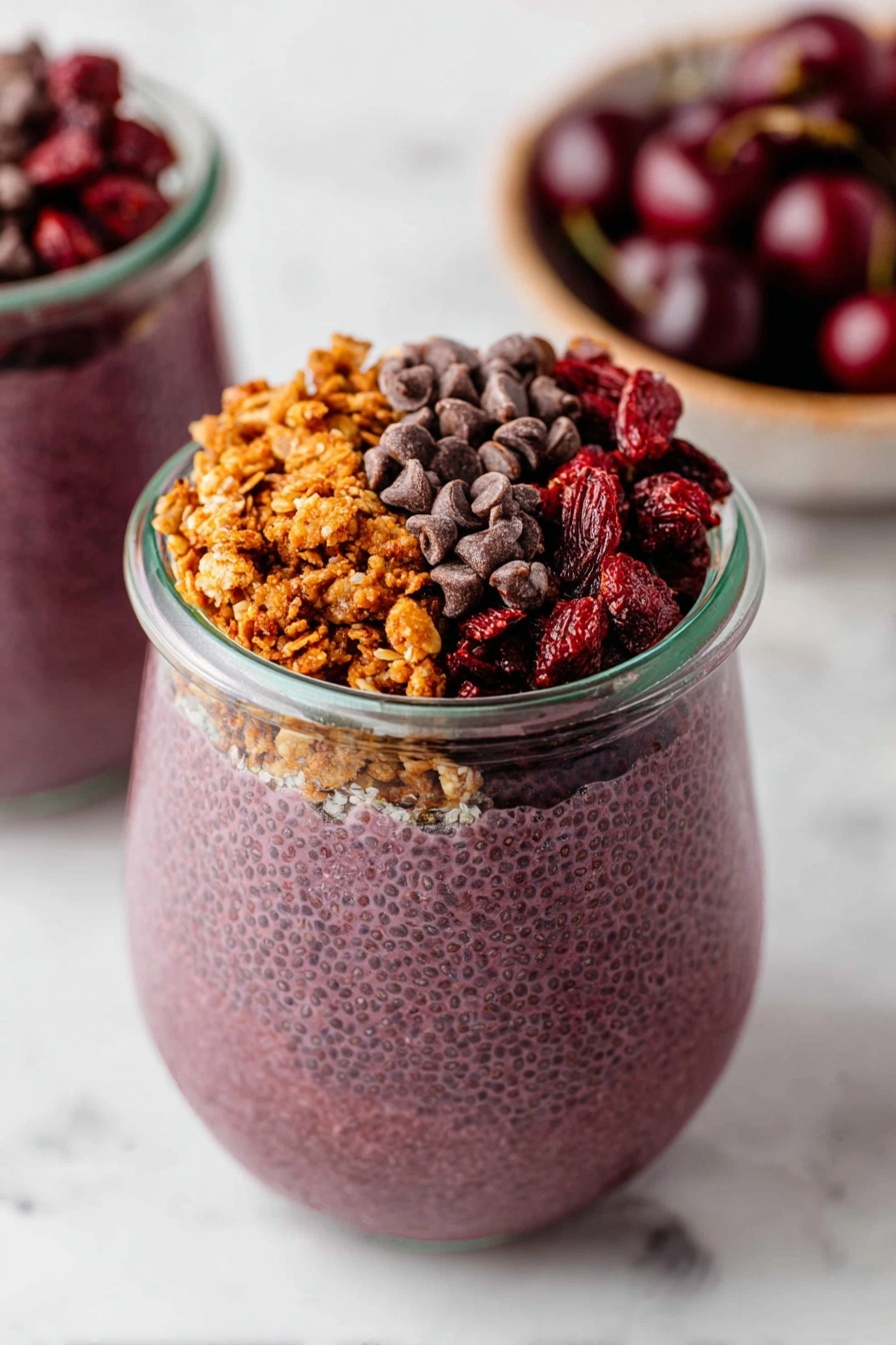 Cherry Chia Pudding Recipe