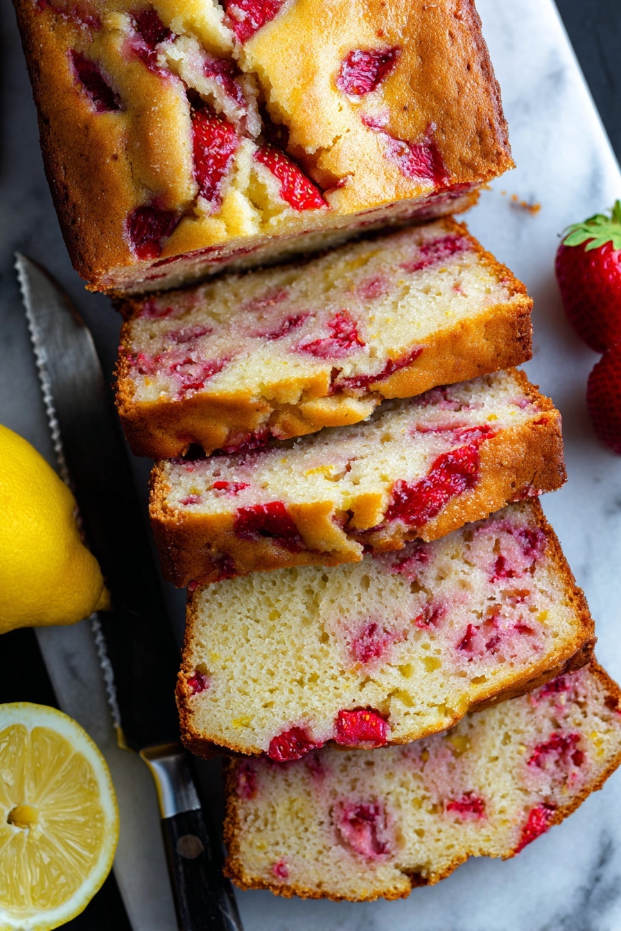 Strawberry Lemonade Bread Dessert Recipe