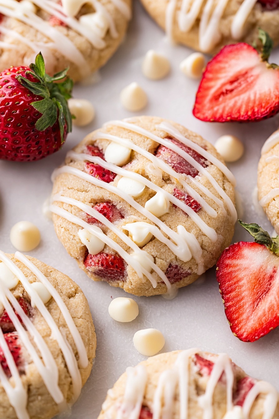 Strawberry Shortcake Cookies Recipe - Serving